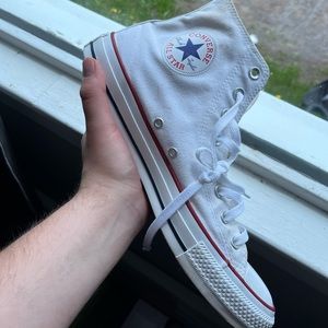 Classic White Converse Chuck Taylor High ⚪️